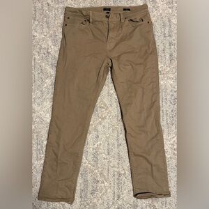 J. Crew Factory Flex Slim Fit Garment Dyed Khaki Jeans 32x30
